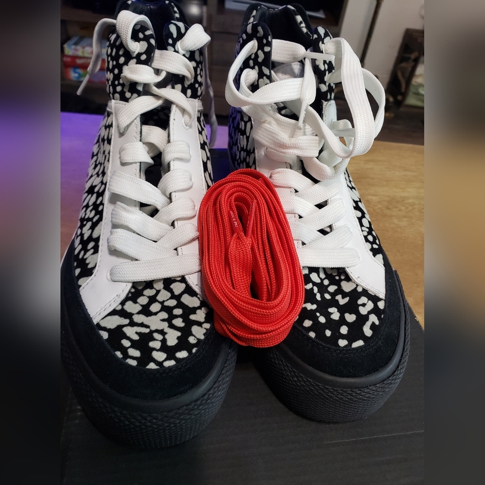 Rag & Bone Rb Army High Women's Size 11 Cheetah C… - image 2